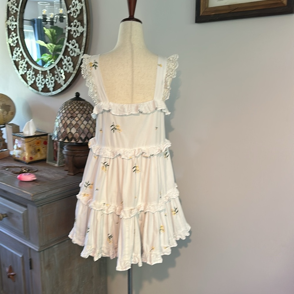 BEING DELETED g.p.d Tiered Embroidered Mini Dress - Picture 5 of 6